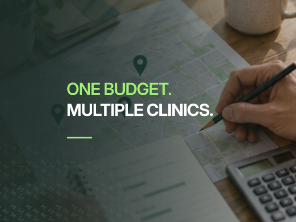 One budget. multiple clinics..